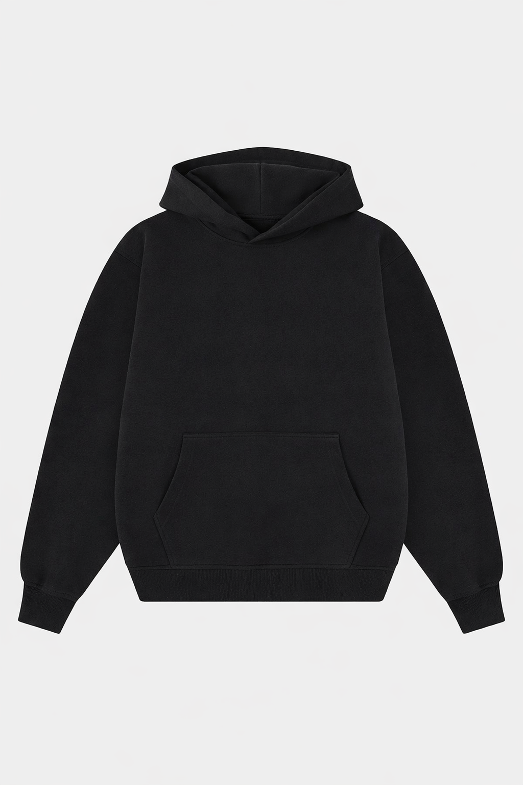 ESSENTIAL BLACK HOODIE