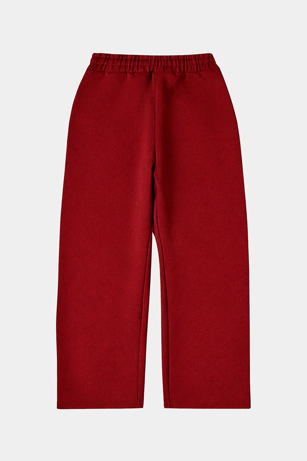 LOOSE FIT ESSENTIAL BURGUNDY PANTS