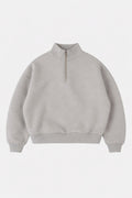 QUARTER-ZIP SMOKE SWEATER