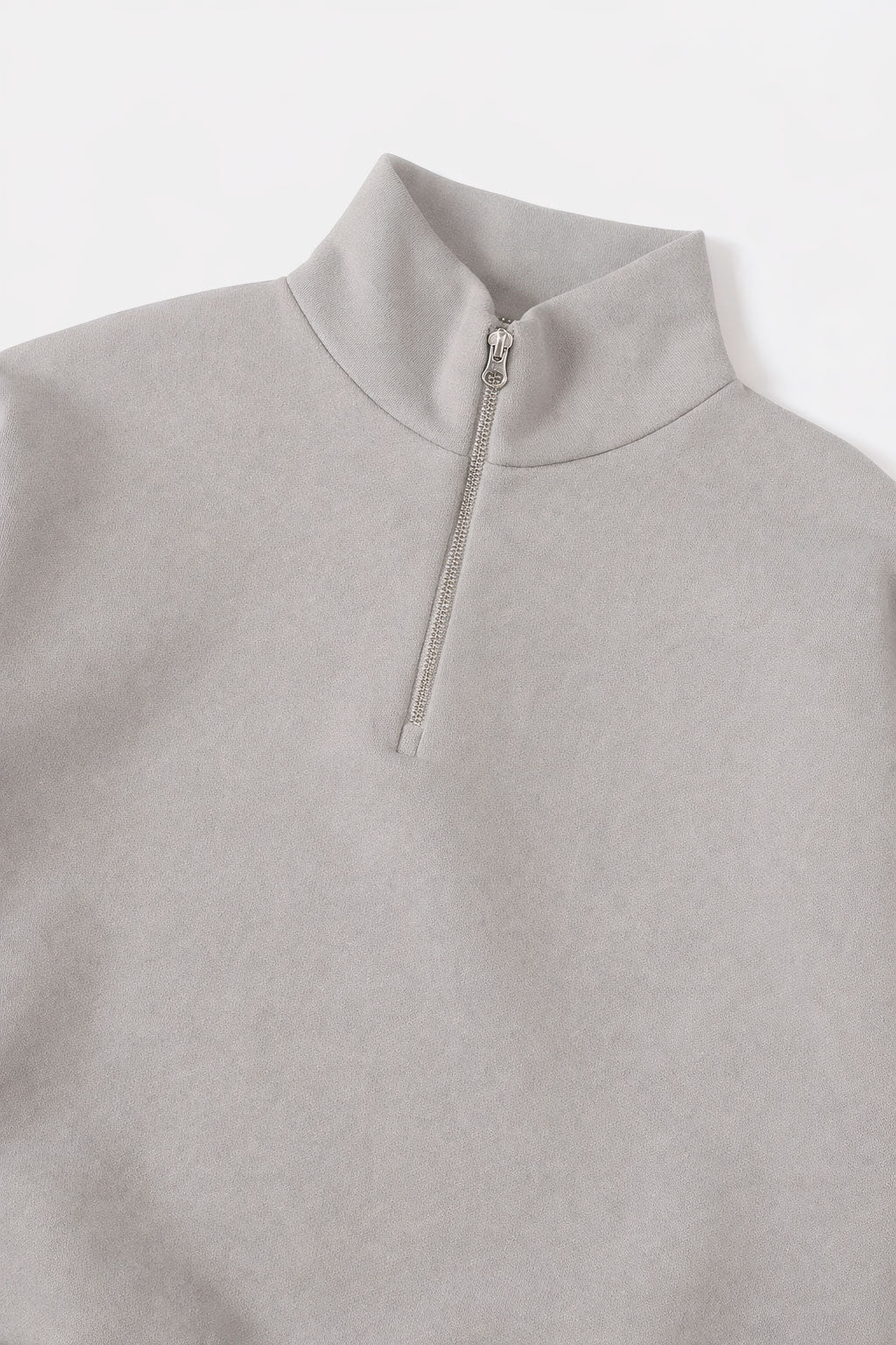 QUARTER-ZIP SMOKE SWEATER