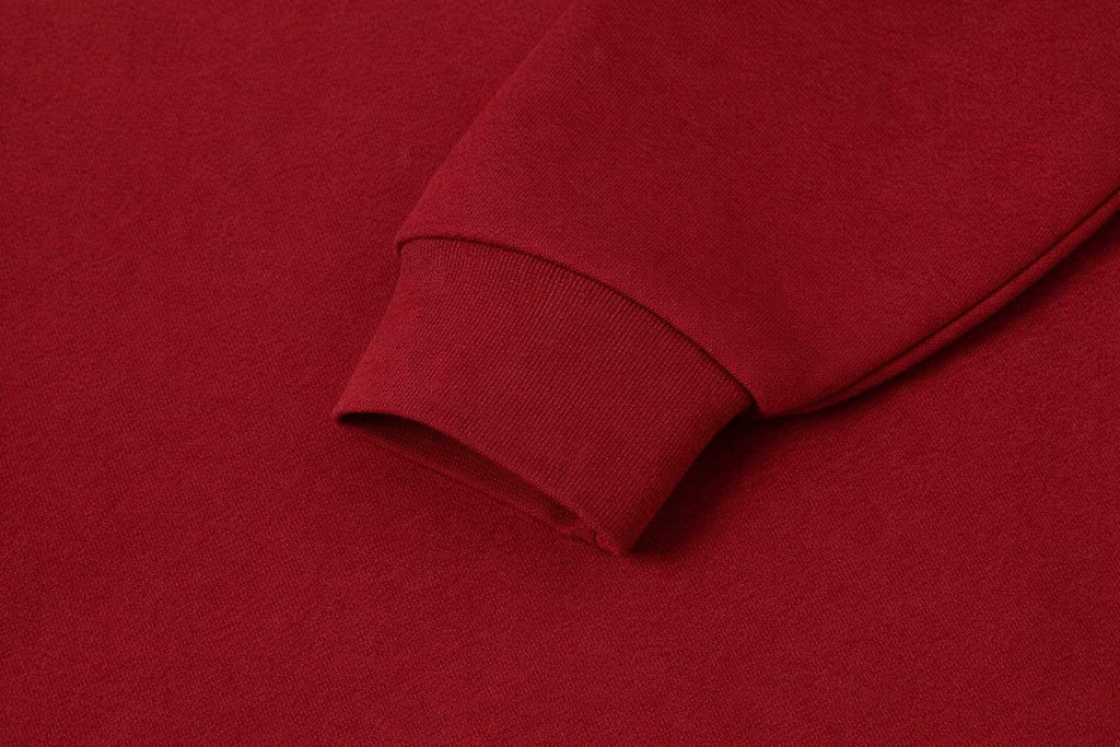 SWEATER BURGUNDY CREWNECK
